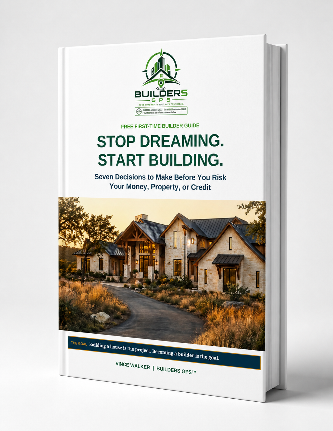 Builders GPS First-Time Builder Guide book cover